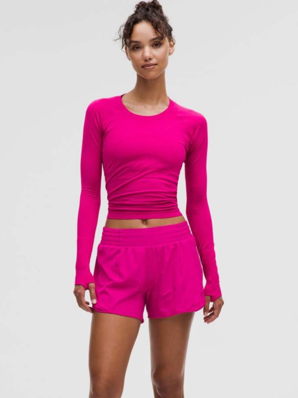 Lululemon Hotty Hot High-Rise Short 4” in Ripened Raspberry